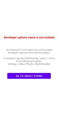 Developer Options Advanced android App screenshot 5